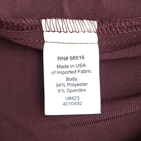 Coldwater Creek Brown 3/4 Length Sleeves Knee Length Pencil Dress Petite Sz 14P - Picture 7 of 11